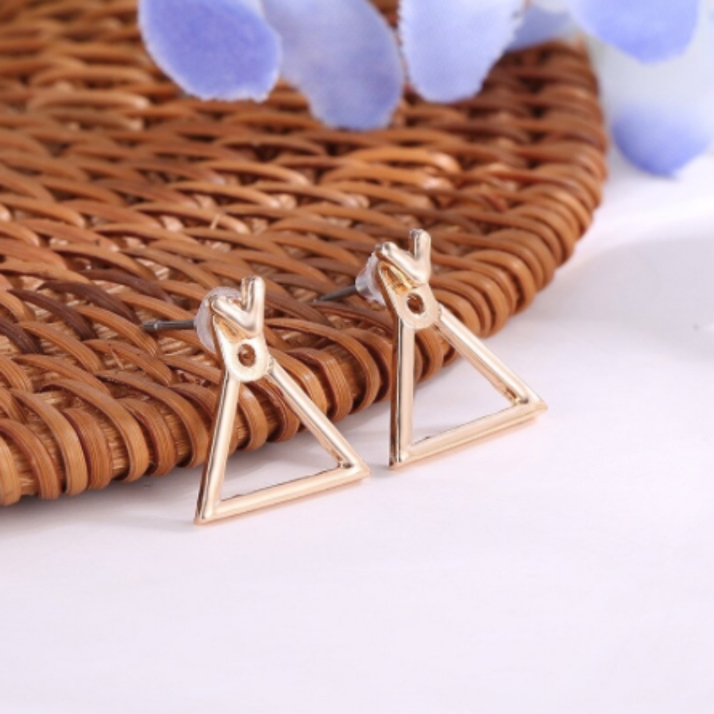 Dainty Geometric Peekaboo Earrings